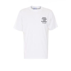 Family First Milano Men Love Family Not Fashion Print Logo T-Shirt